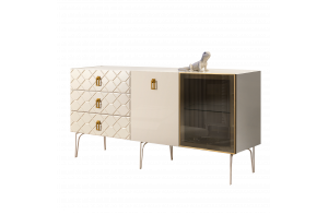 Комод для гостиной Богемия Фарфале (Bogemia Farfalle) БМКМ-4(Fa) [5][10]